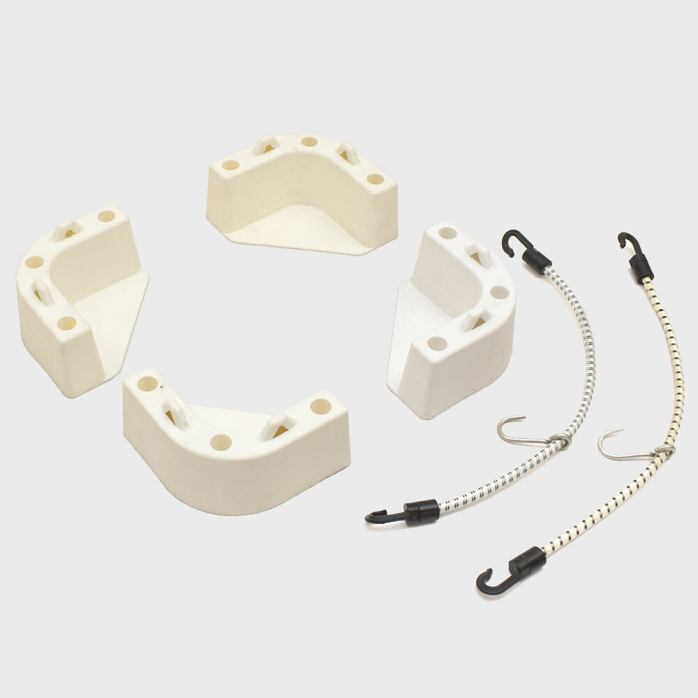 Tracker Boat Cooler Tie-Down 116167 | White Plastic (Kit)