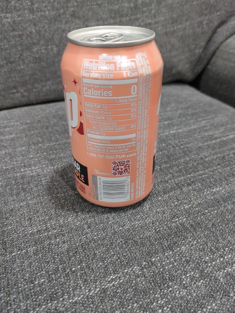 7 UP SHIRLEY TEMPLE LIMITED EDITION, EMPTY CAN & UNOPENED