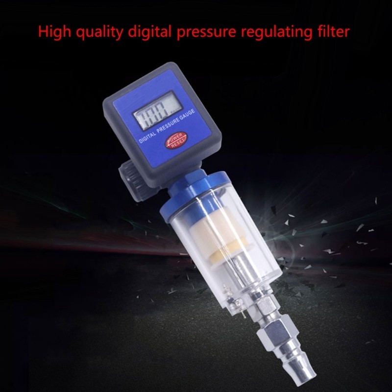 Digital Pressure Regulator Quick Connection Water Oil Separator Filter