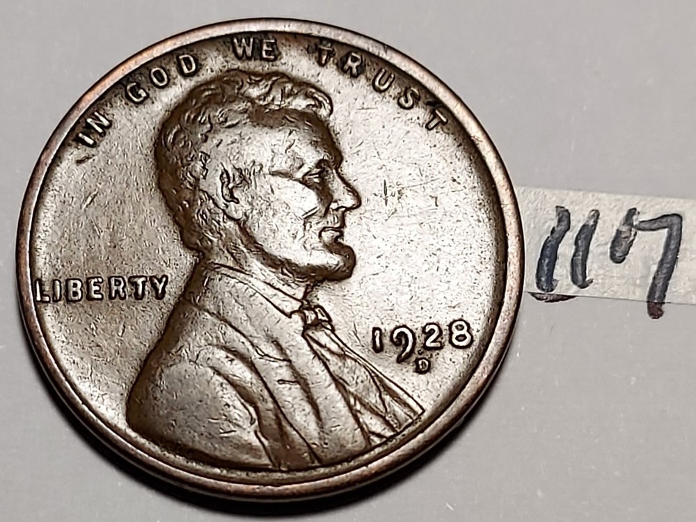 1928-D Lincoln Wheat Cent #117