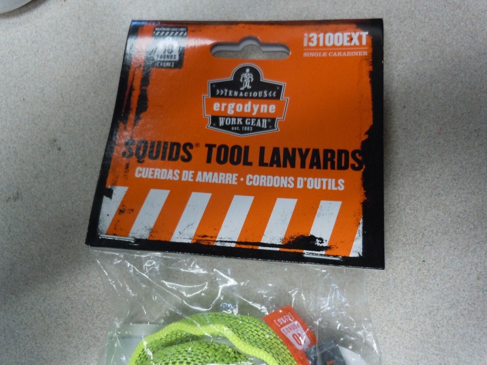 ERGODYNE 3100EXT Tool Lanyard,Elastic