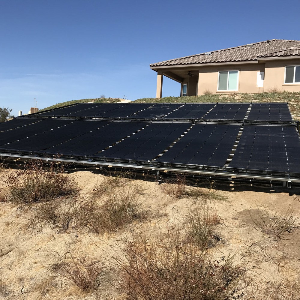 Industrial Grade Solar Pool Heater Panel - Advanced High-Wind Mounting Security