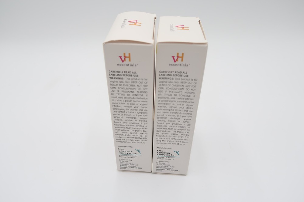 2 pack- VH Essentials Prebiotic Vaginal Suppositories, 24 Count - 48 Total