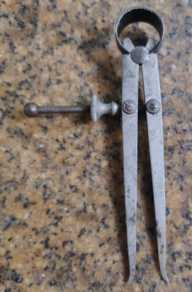 🗽 VINTAGE STARRETT 4-1/2" ID CALIPER