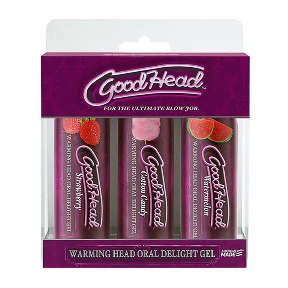 Doc Johnson Goodhead Flavored Warming Head 3 Pack