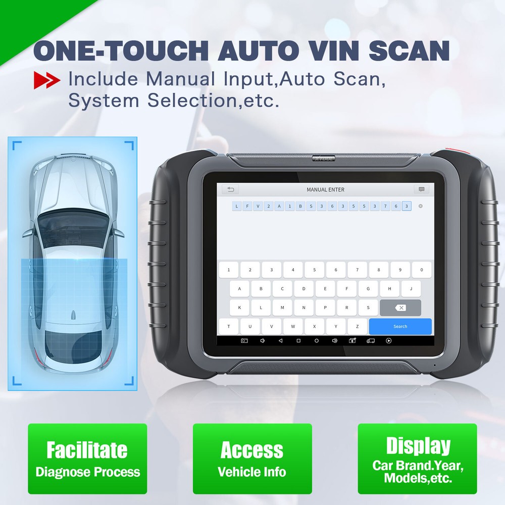 XTOOL D8 OBD2 Bi-Directional Scanner Auto Diagnostic CAN FD Key Programming Tool