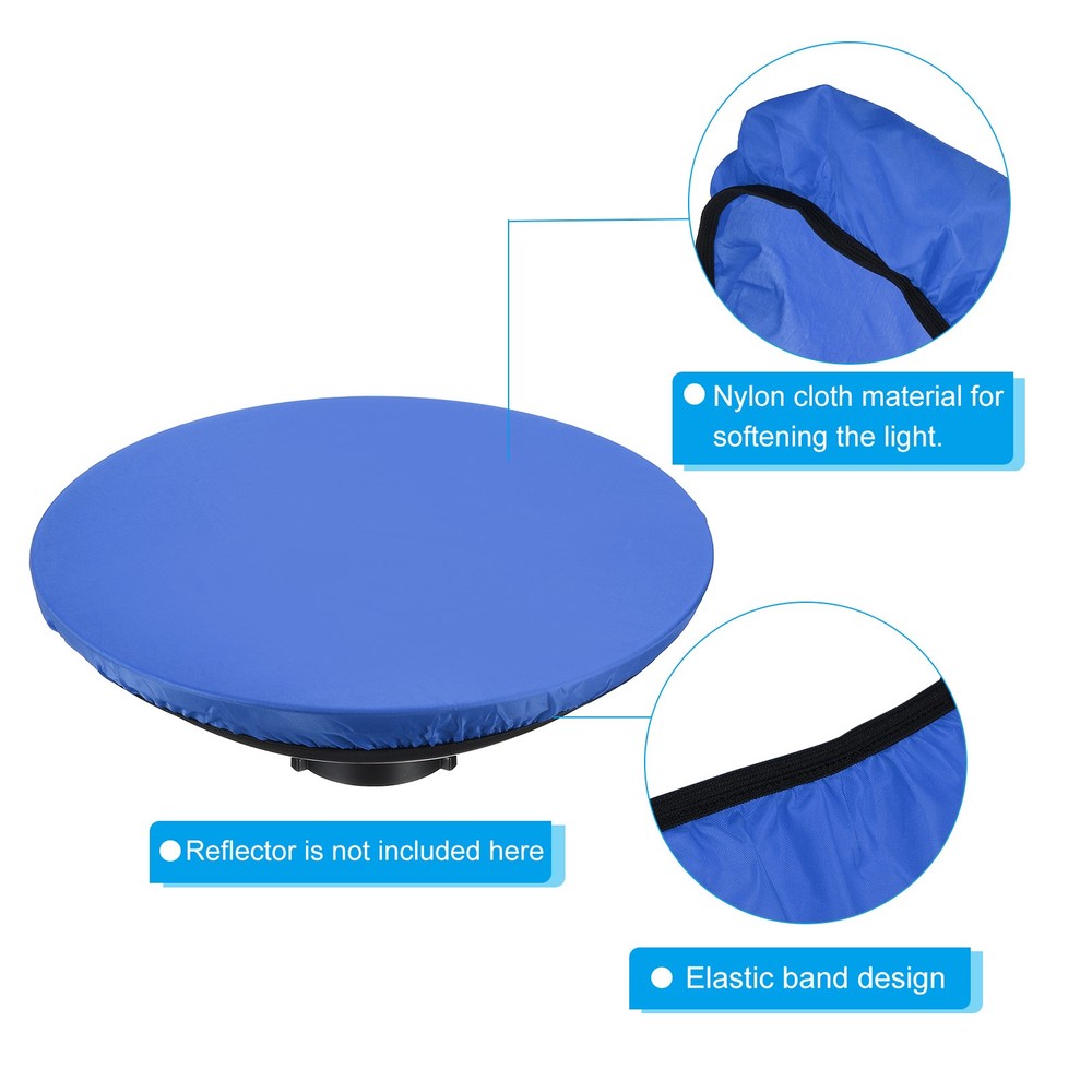 17" Soft Diffuser Lamp Cover Cloth Diffuser Lamp Sock for Flashing Blue