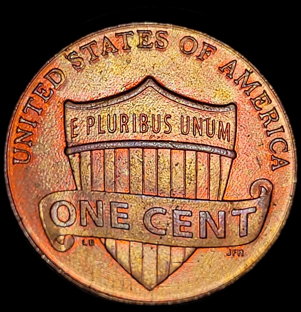 2017-P Lincoln Shield Cent Penny "MONSTER TONED"