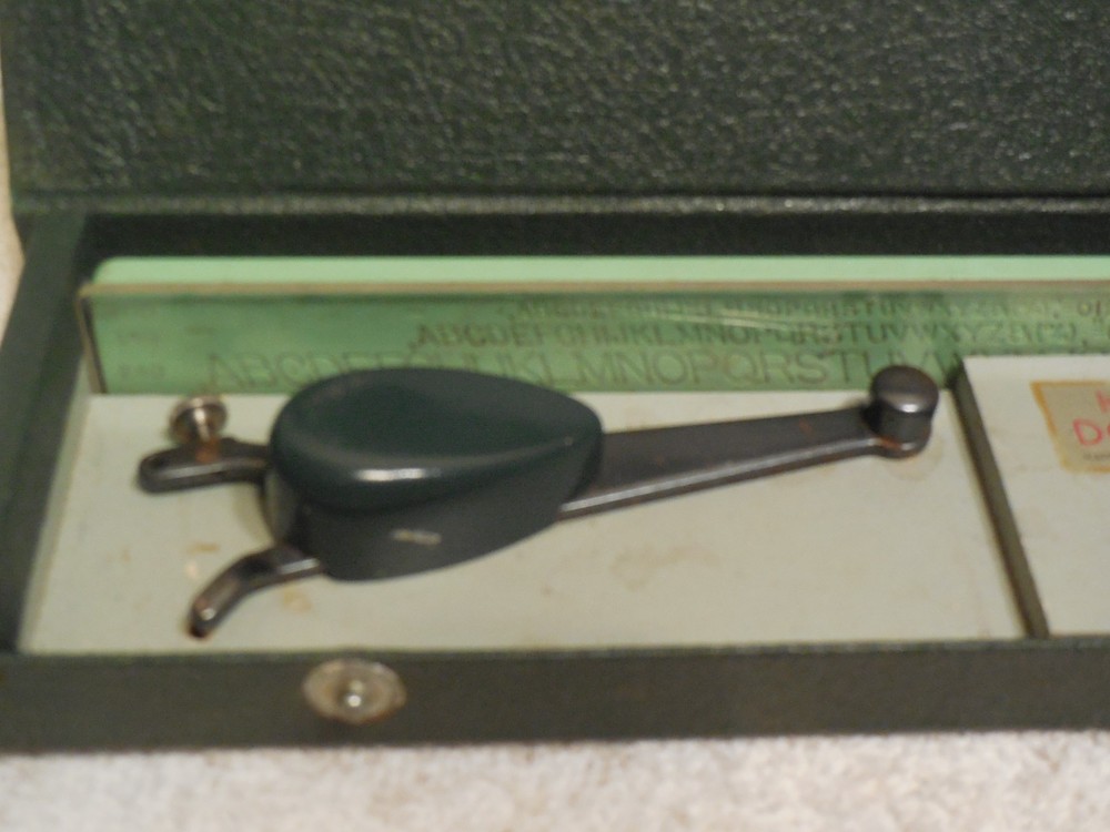 Keuffel & Esser K & E Doric Lettering Set 8915 Drafting Engineering Tool