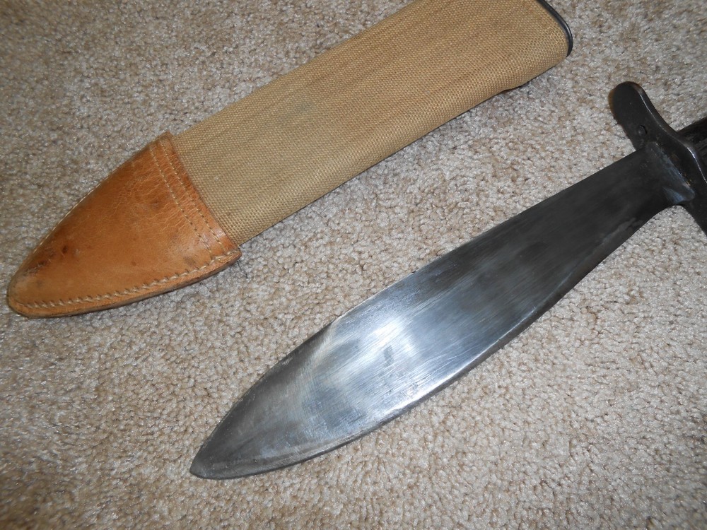 WW1 Bolo Fighting Knife US MOD 1917, w/Scabbard