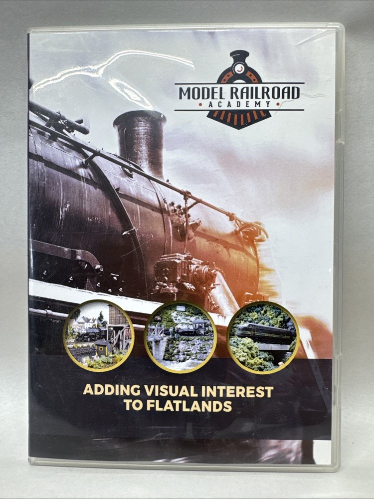Model Railroad Academy DVD Adding Visual Interest To Flatlands HO Scale N Scale