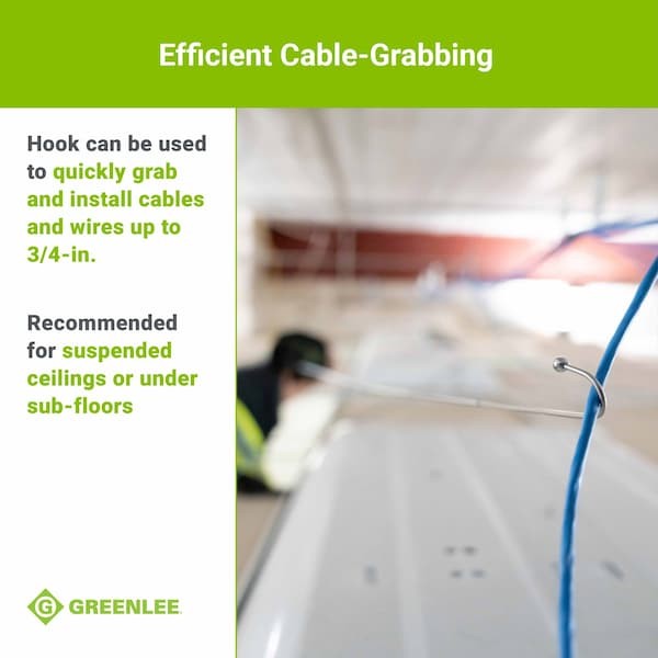 Greenlee Fp3 Telescoping Fish Stick, 3 Ft, Ss