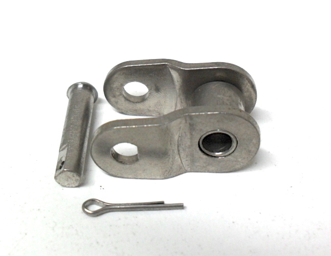 STAINLESS STEEL OFFSET LINK / HALF LINK  40-1  ROLLER CHAIN - 1/2" PITCH