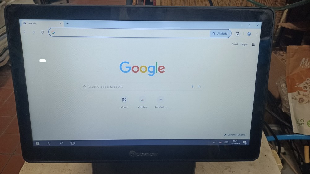 EPOSNOW Window based terminal