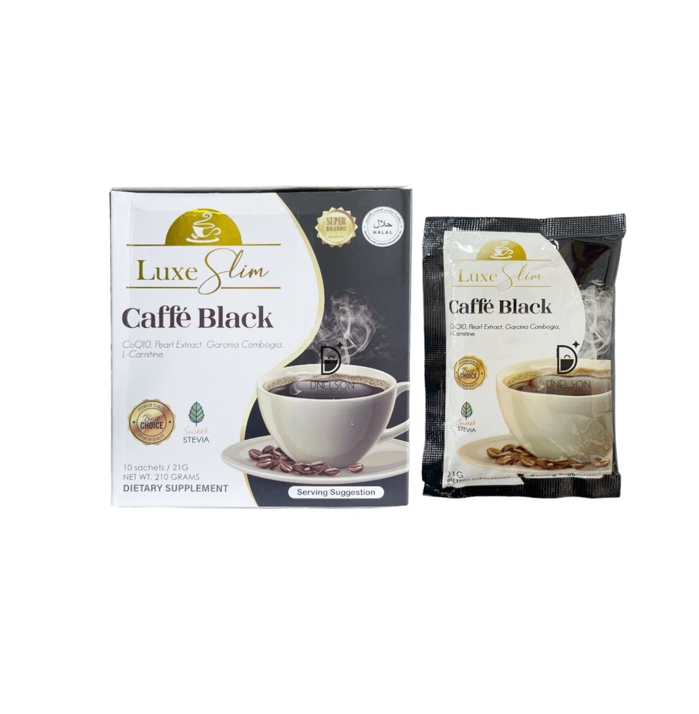 Luxe Slim CAFFE BLACK, 10 Sachet