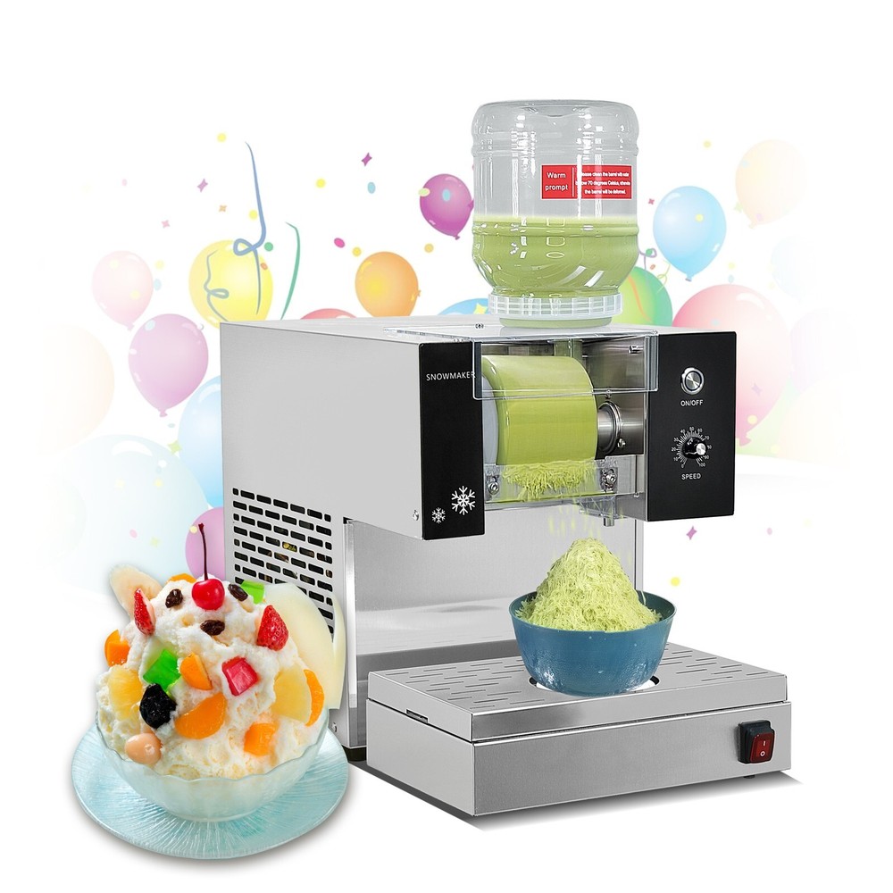 Kolice 275 lbs/day Automatic Snowflake Ice Machine with Rotatable Base Air Cool