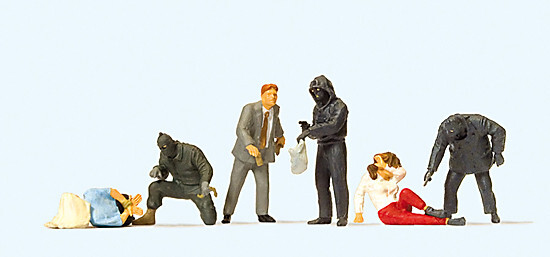 Preiser 10588 Gauge HO - Scale 1:87 - Robbery