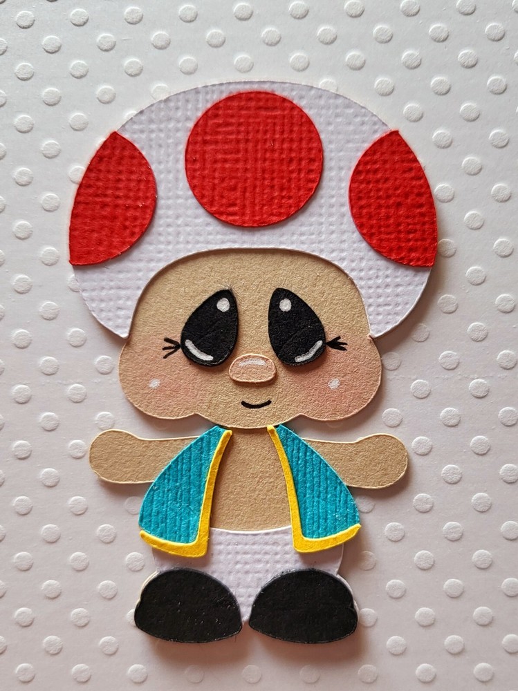 Toad. Scrapbook, Card making Paper Piecing
