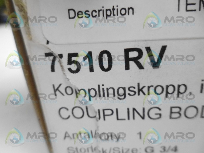 TEMA 7510RV COUPLING NSMP