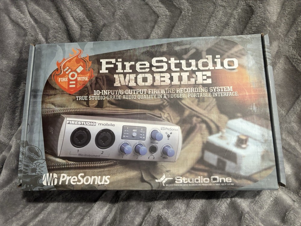 PreSonus FireStudio Mobile 10x6 FireWire Recording Interface System