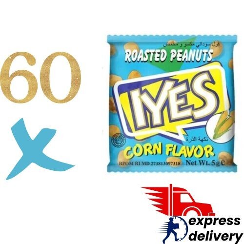 60 Packet X IYES Peanuts Corn Flavor (5 Gram) فستق بنكهة الذرة