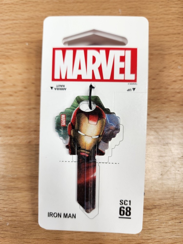 MARVEL IRON MAN SCHLAGE SC1 KEYBLANK