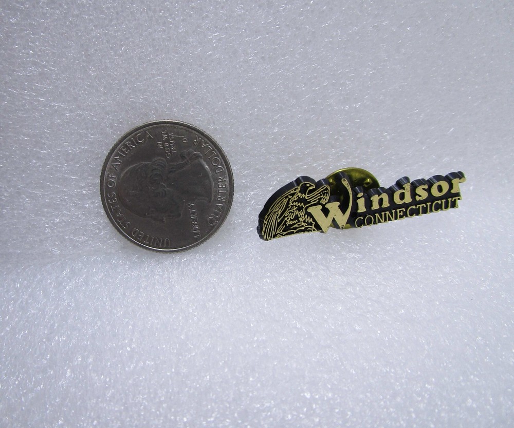 Windsor Connecticut Plastic Pin