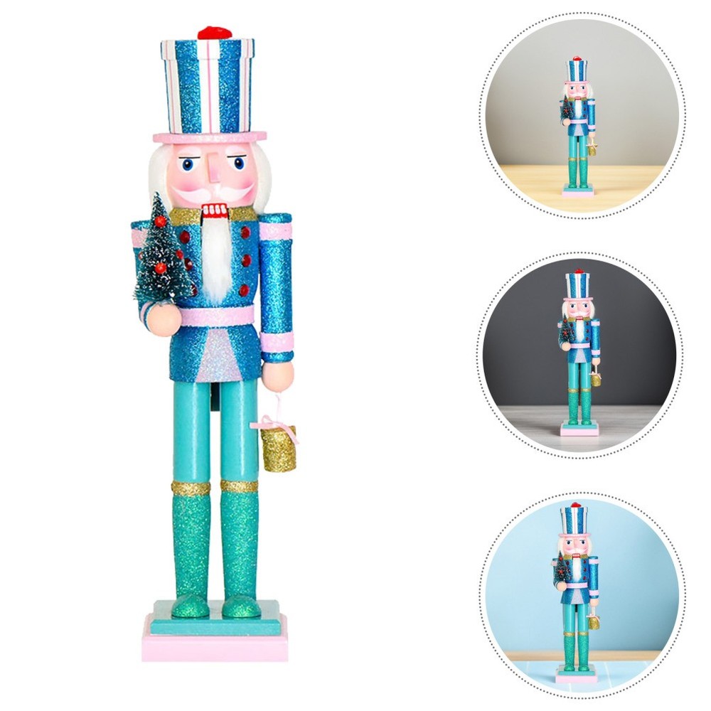 Christmas Figurines Nutcracker Doll Party Decor Decorative Nutcrackers