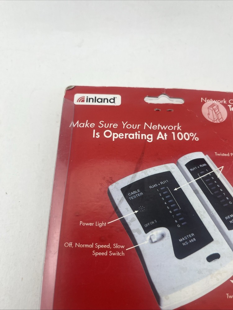 Inland Network Cable Tester + Case