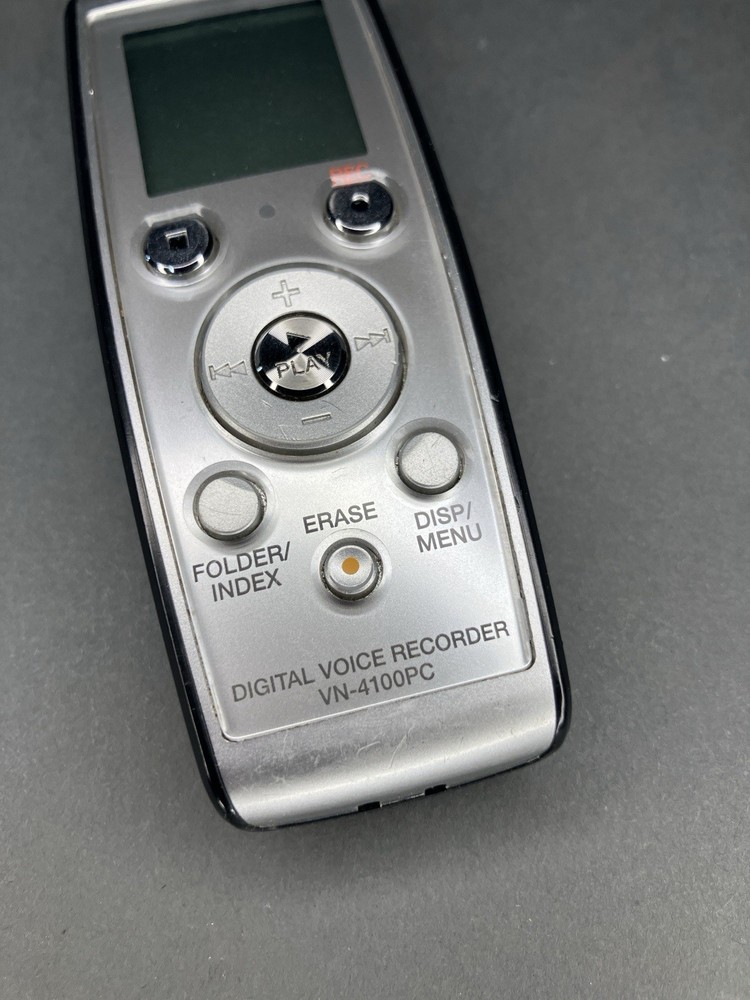 OLYMPUS HANDHELD DIGITAL VOICE RECORDER MODEL VN-4100PC - TESTED WORKING