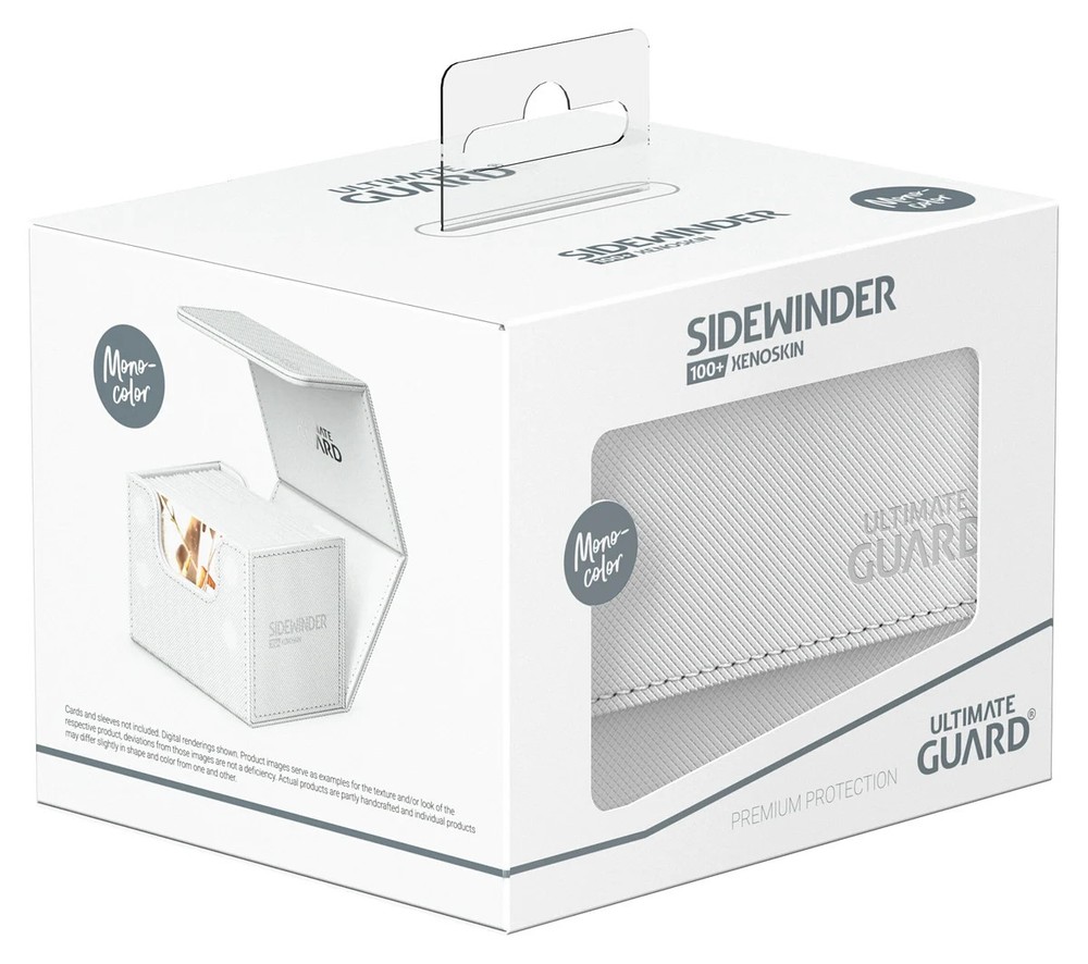 Ultimate Guard Sidewinder 100 White Xenoskin Deck Box