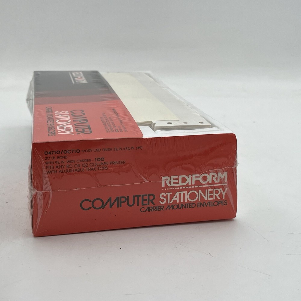 VTG Rediform 100 Envelopes Computer Stationary Size #9 Dot Matrix Printer New