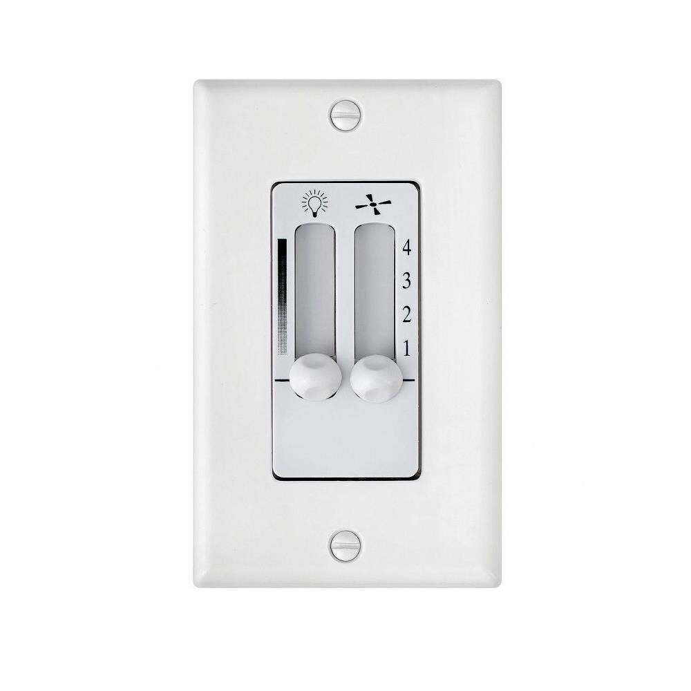 Dual-Slide Ceiling Fan & Light Wall-Mounted Control, New S1