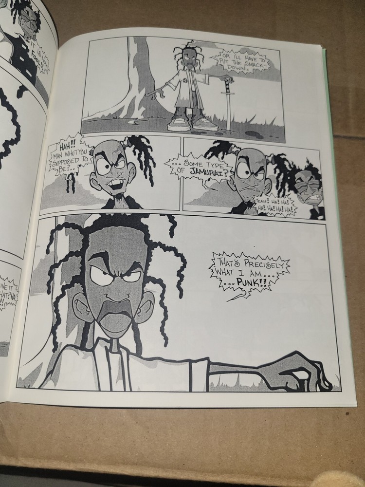 The Little Jamurai Dreadfully Slick Studios Iceberg Slick Signed Storyboard
