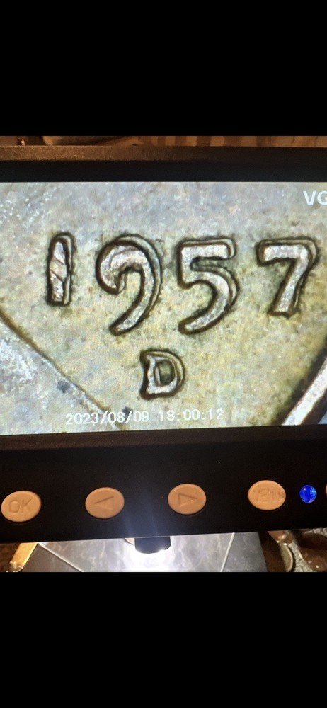 1957 D Wheat DDO