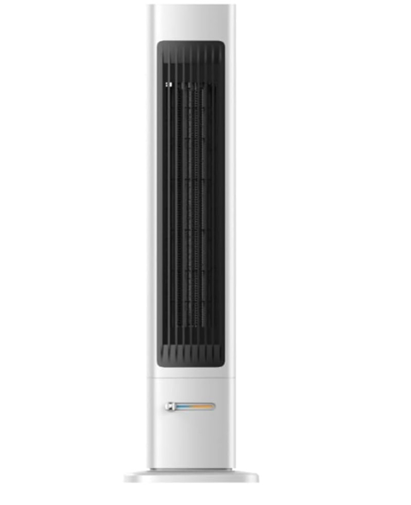 Oscillating Tower Fan and Heater Combo with Remote Control - Heater Fan, White