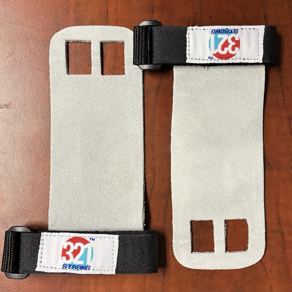 321 Strong Medium Genuine Leather Hand Grips