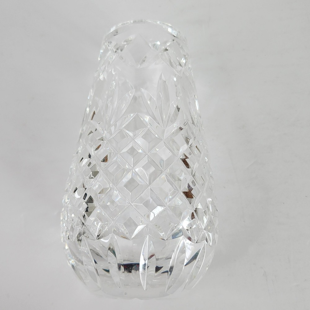 Small Round Leaded Crystal Vase