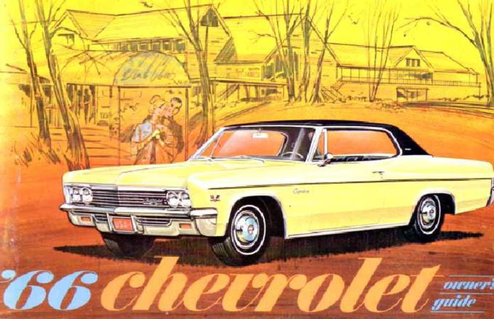 1966 Chevrolet Impala Biscayne Owners Manual Guide Reference Operator Book Fuses