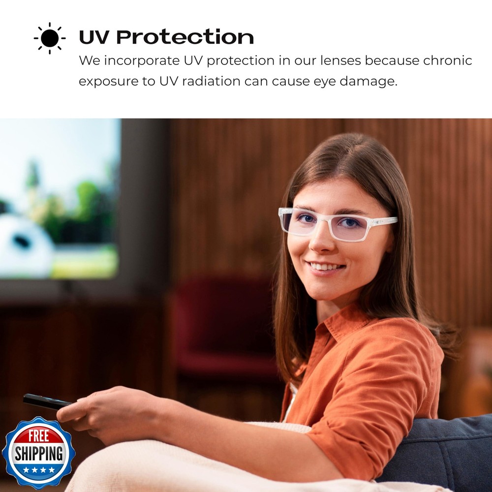 Readerest Blue Light Blocking Glasses – Computer Eyewear, UV Protection, Eye