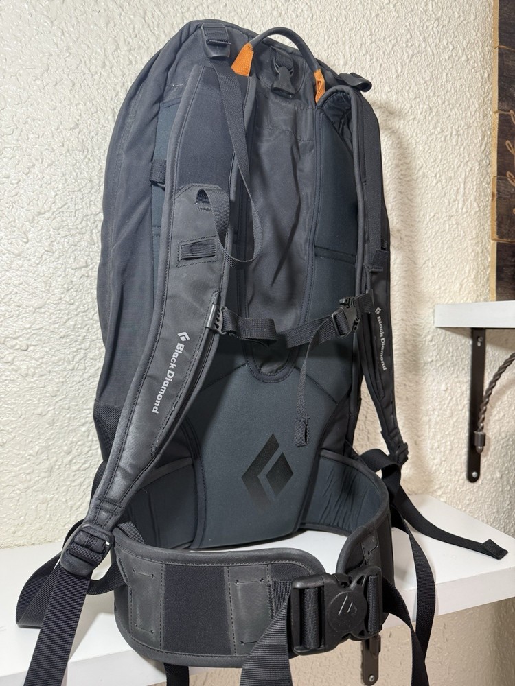 Black Diamond Sidewinder 20L Backpack Black Rock Climbing Day Pack Hiking EUC