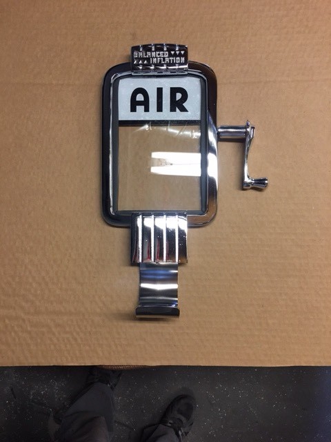 Eco Air Meter Chrome Face Plate kit with Crank Handle