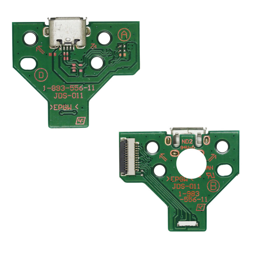 2X NEW USB Charging Port Board Dock Connector Flex Cable For Sony PS4 Controller