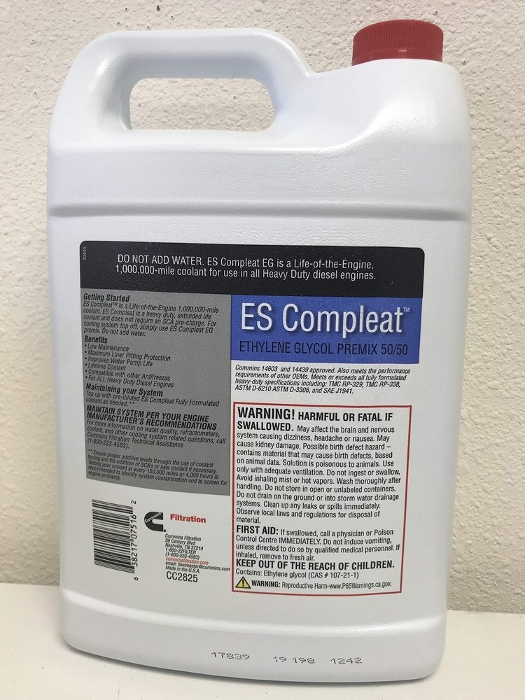 FLEETGUARD COOLANTS CC2825 (3 Gallons)