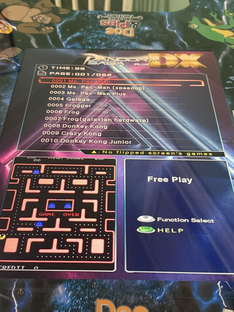 512 Classic Retro Games Cocktail Arcade