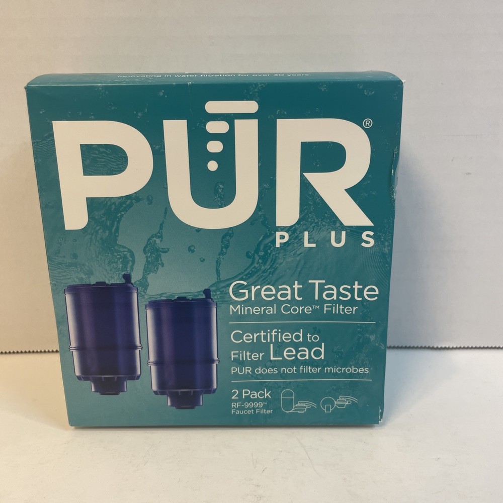 PUR Faucet Filter Unisex 2 Pack Blue RF-9999 PUR PLUS Mineral Core Replacement