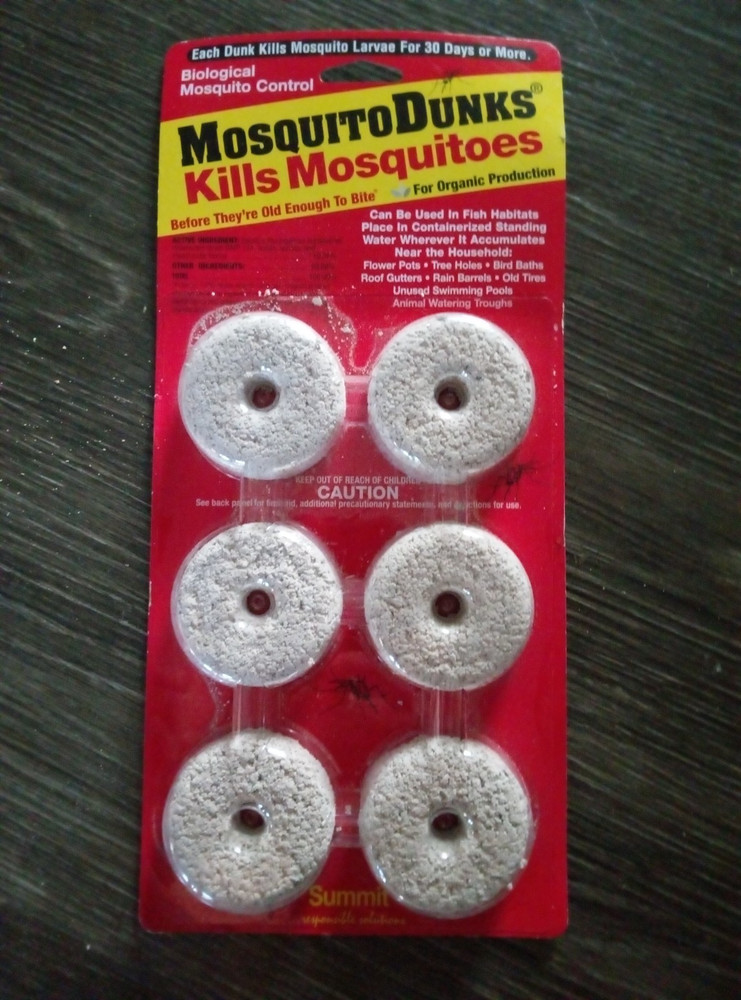 Summit Mosquito Dunks Floating Pod Kill Biologically Safe Method 6 pack