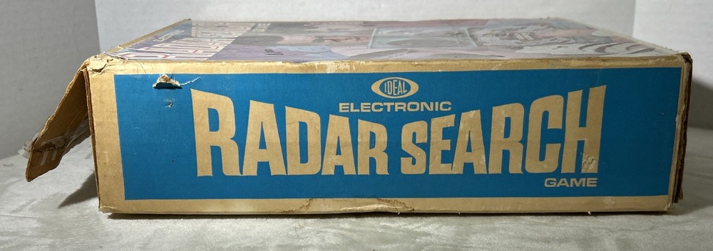 Vintage Ideal Electronic Radar Search Game Complete W/ Box Strategy
