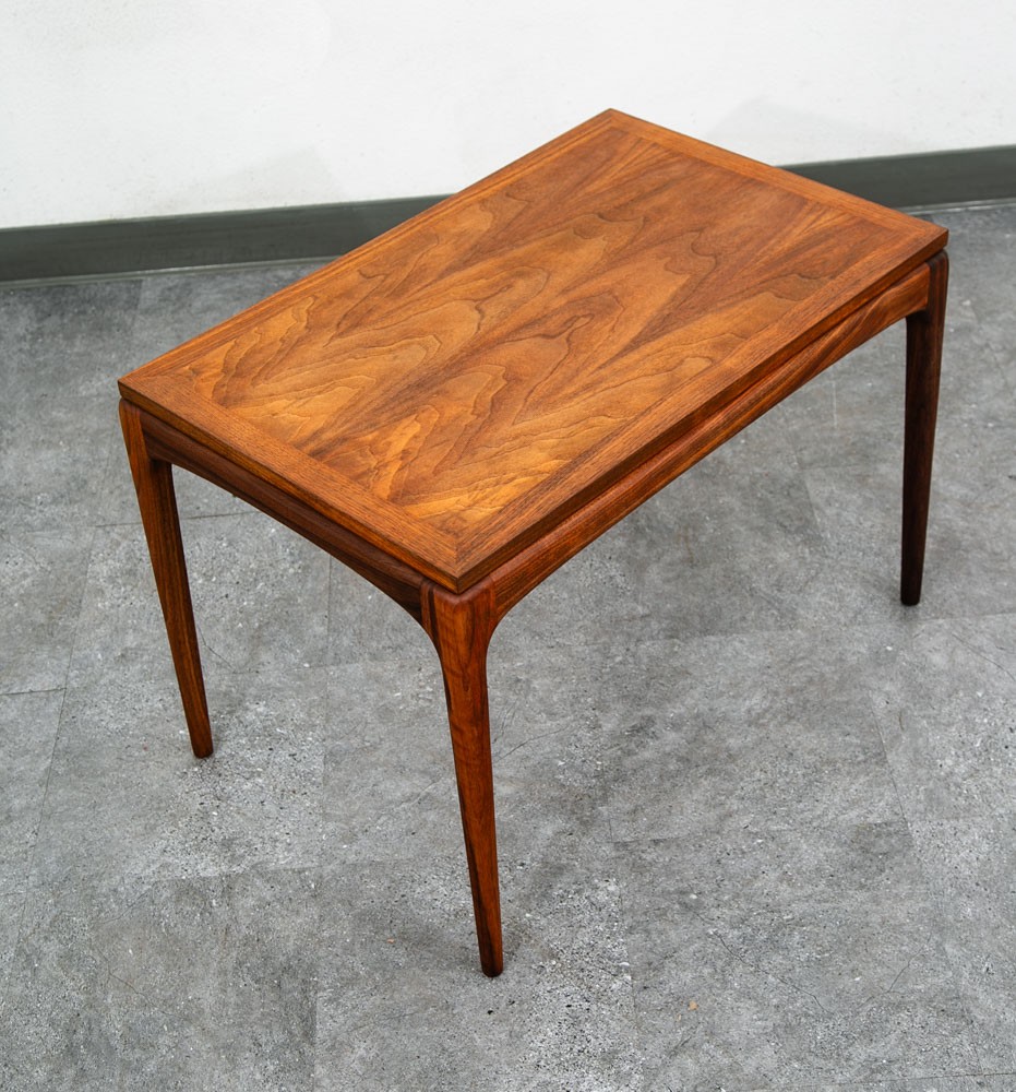 Mid Century Modern End Table Side Nightstand Restored Vintage Mcm Rectangular NM
