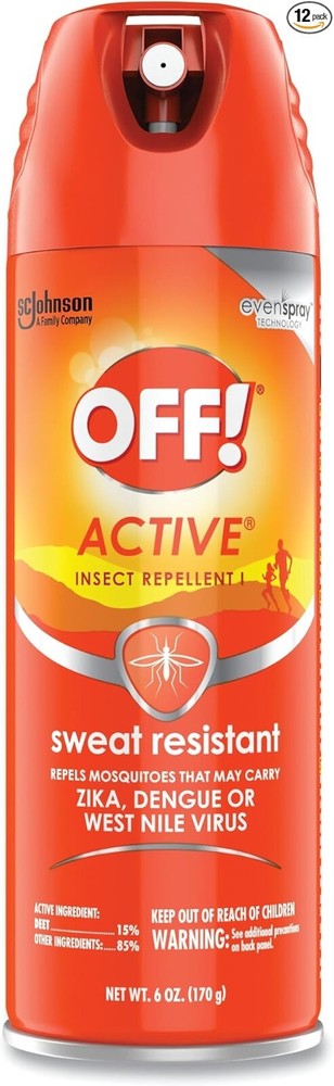 OFF! Active Sweat Resistant Insect Repellent